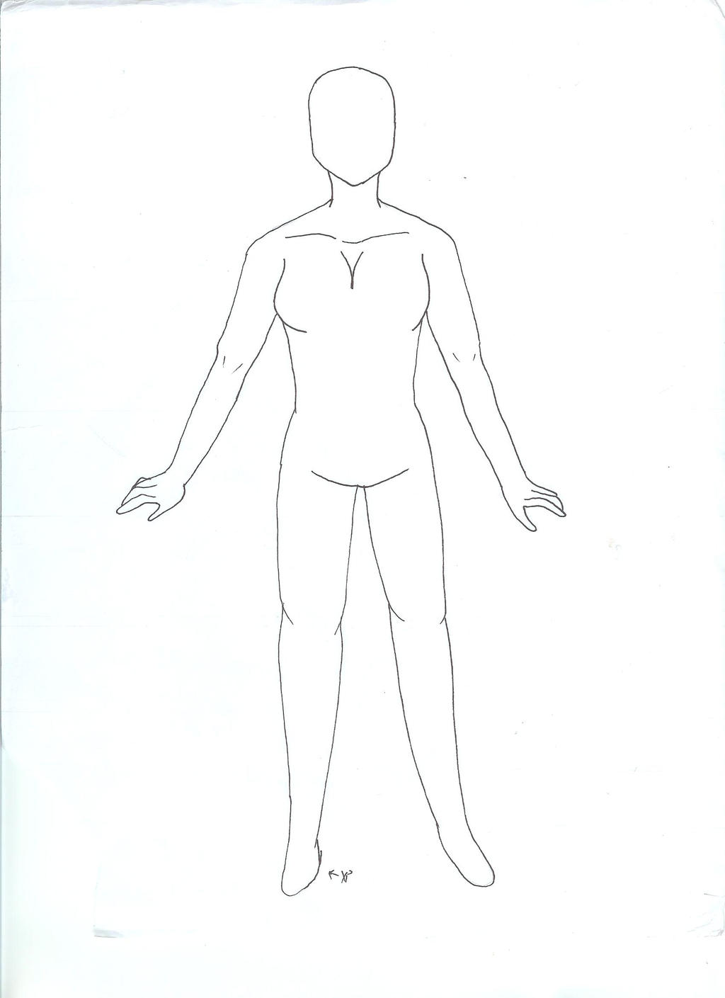 Deviantart Female Template Girl Template dB by forgottenTestimony on DeviantArt