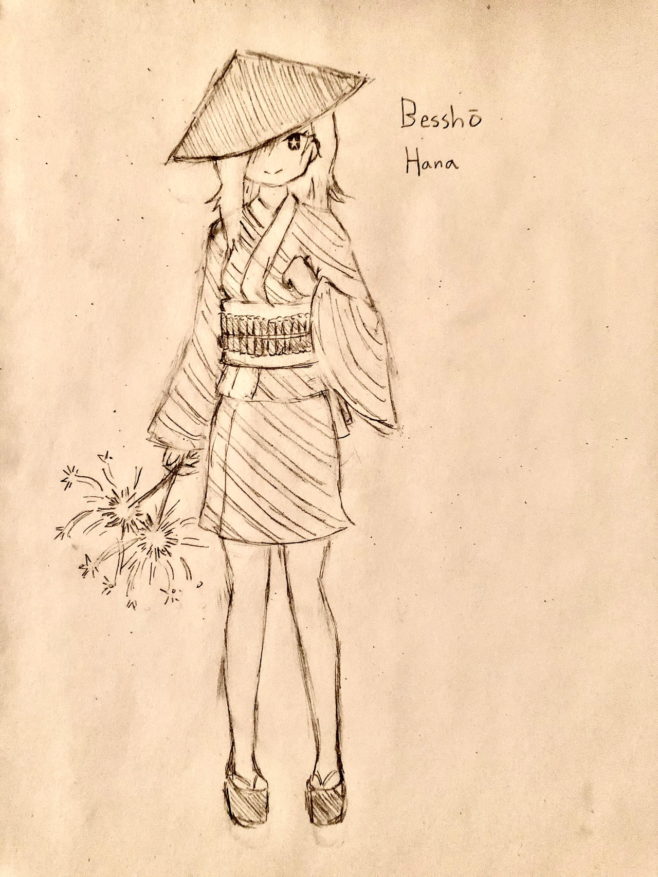 Bessho Hana, fireworks magical girl