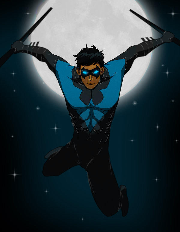 Blue Nightwalker Nightwing: Blue version by michael0118 on DeviantArt