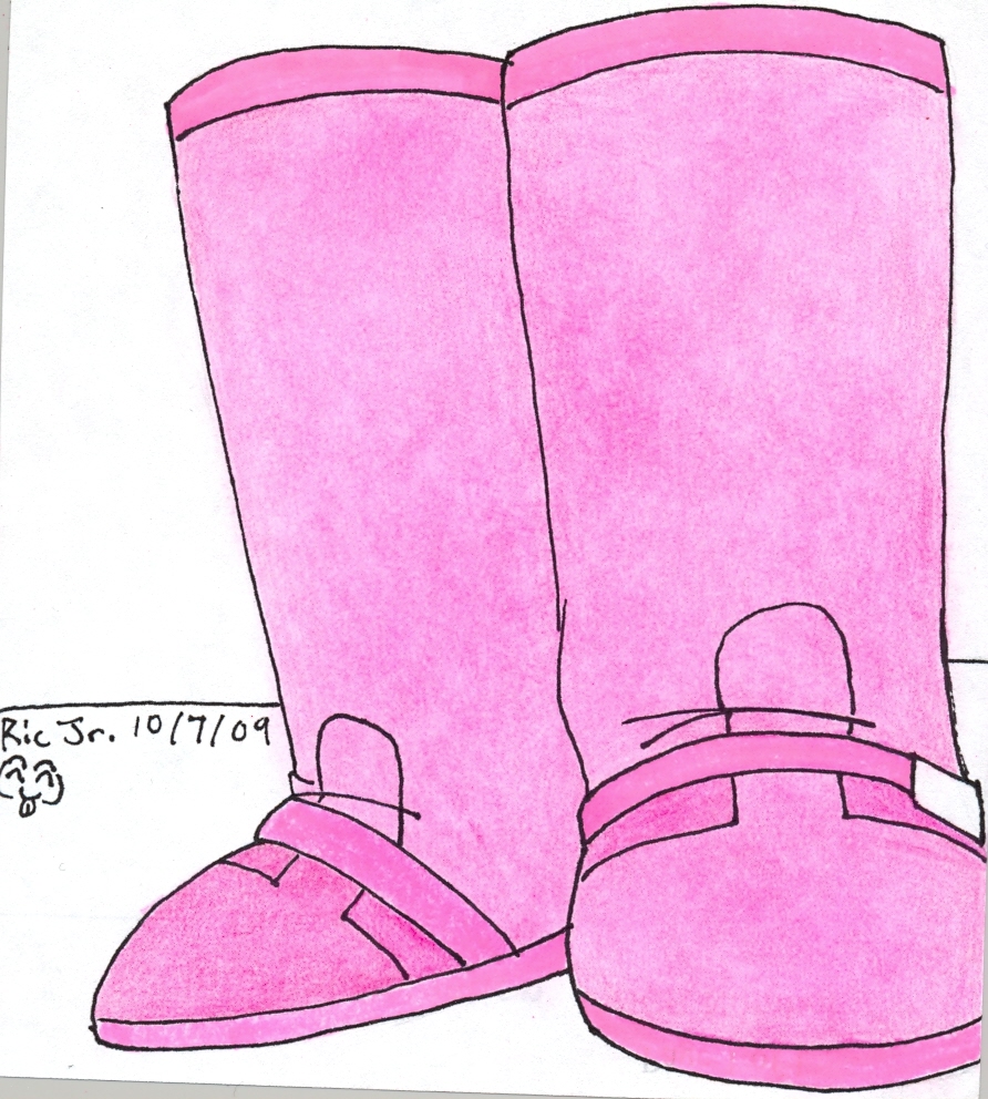 Dawn's Pink Boots