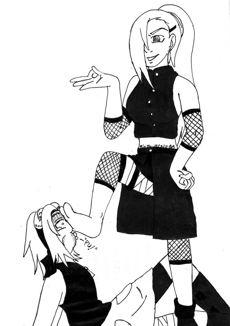 Naruto Ino feet