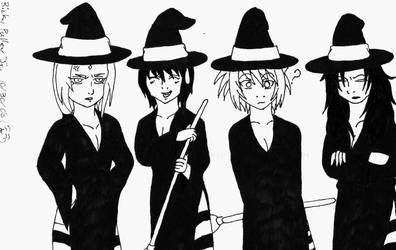 Kunoichi' witches by Dafootclan