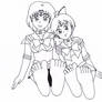 Sailor Mercury and Mini Phenomenal soles