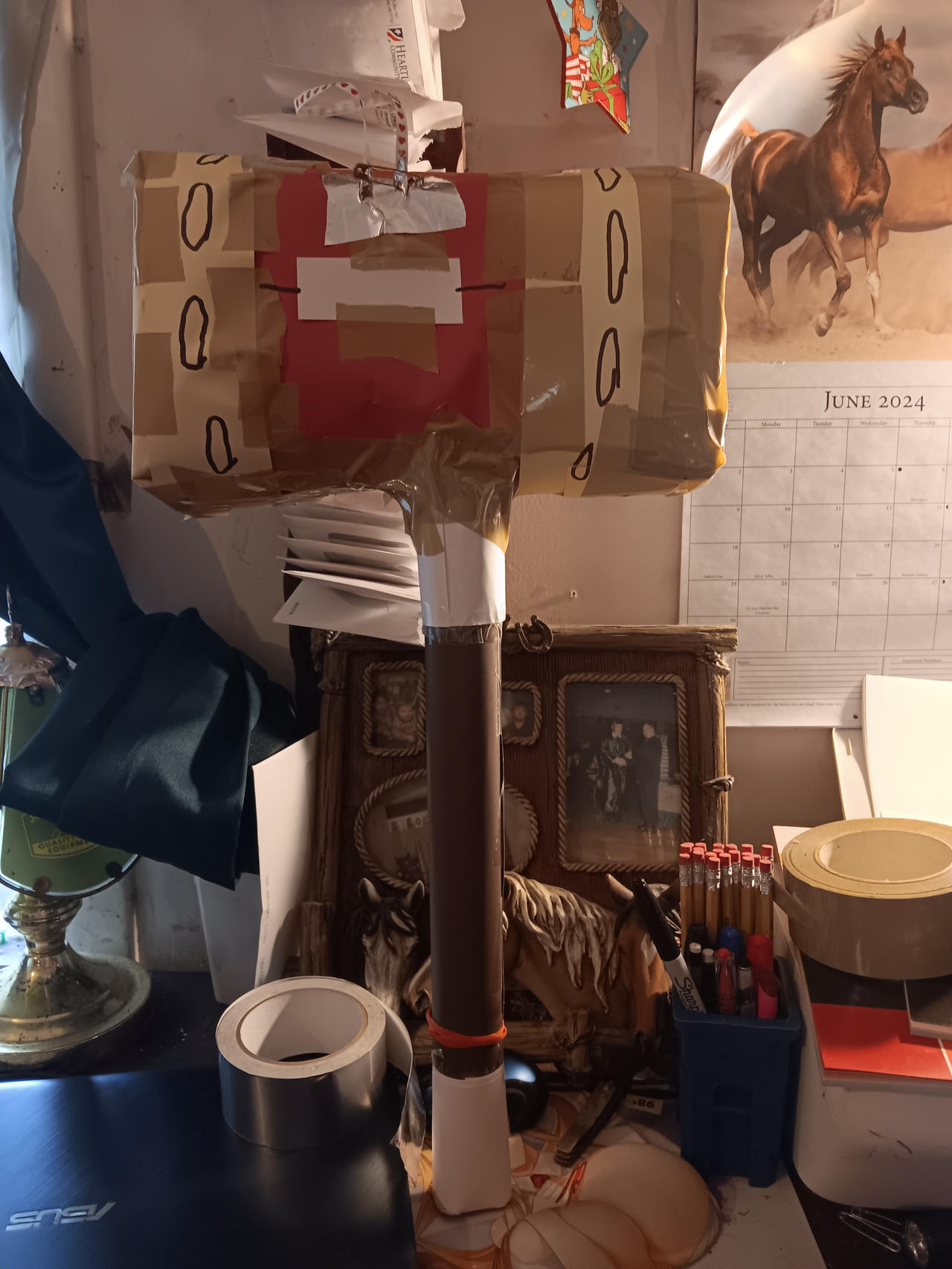 Back side of Amy hammer