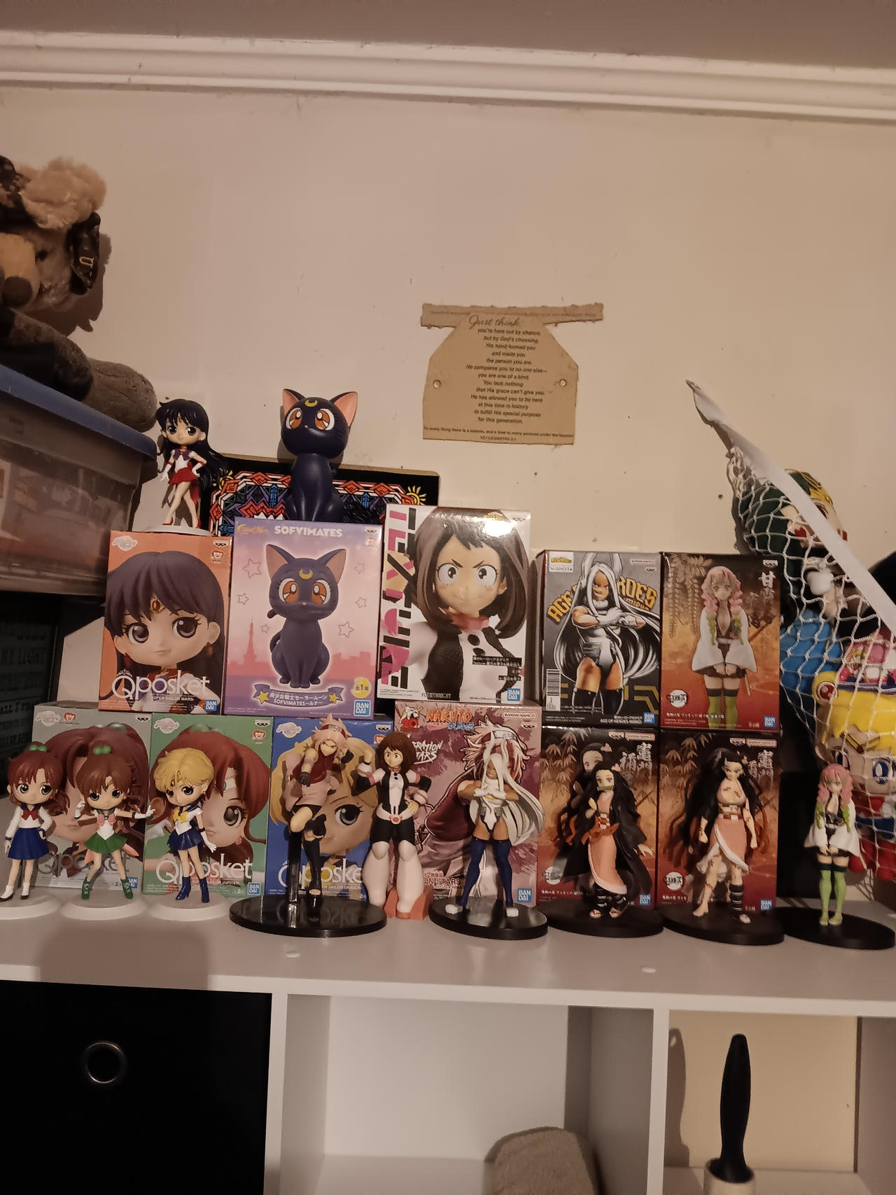 My collection of anime girl figurines