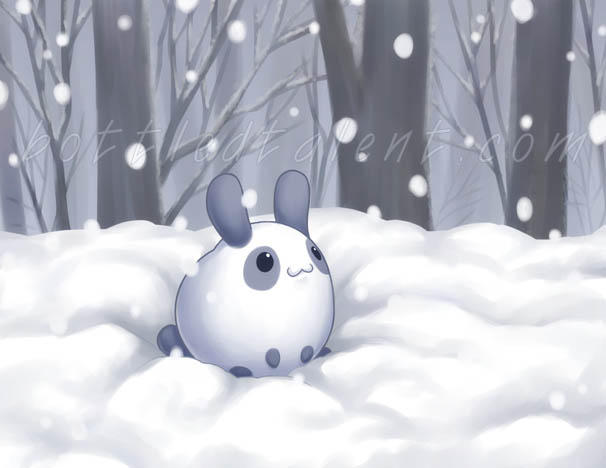 Snow Bunny by celesse on DeviantArt
