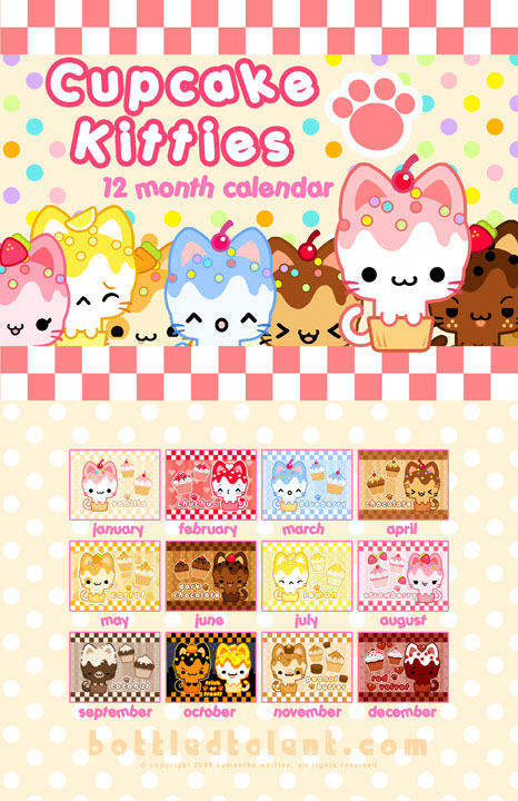 Cupcake Kitties Calendar