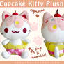 Cupcake Kitty Plush