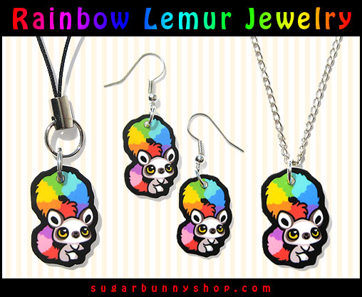 Rainbow Lemur Jewelry