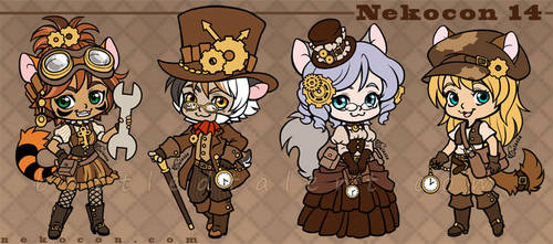 Nekocon 14 Mascots