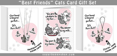 Best Friends Cats Gift Set