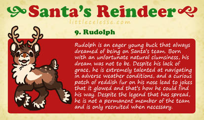 Santa's Reindeer - Rudolph