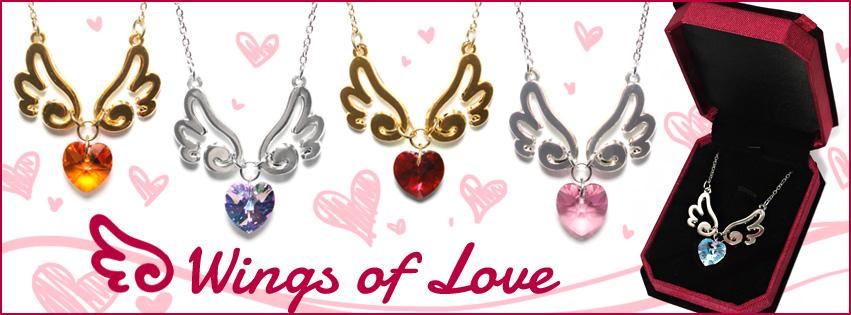 Wings of Love Necklaces