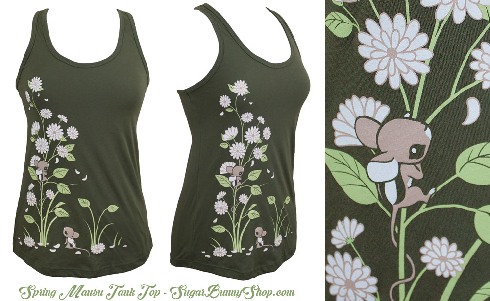 Spring Mausu Racerback Tank Top