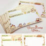 Nyanpan Cat Recipe Cards