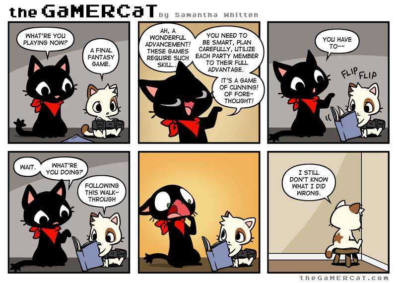 The GaMERCaT  Gamer cat, Fun comics, Cat comics