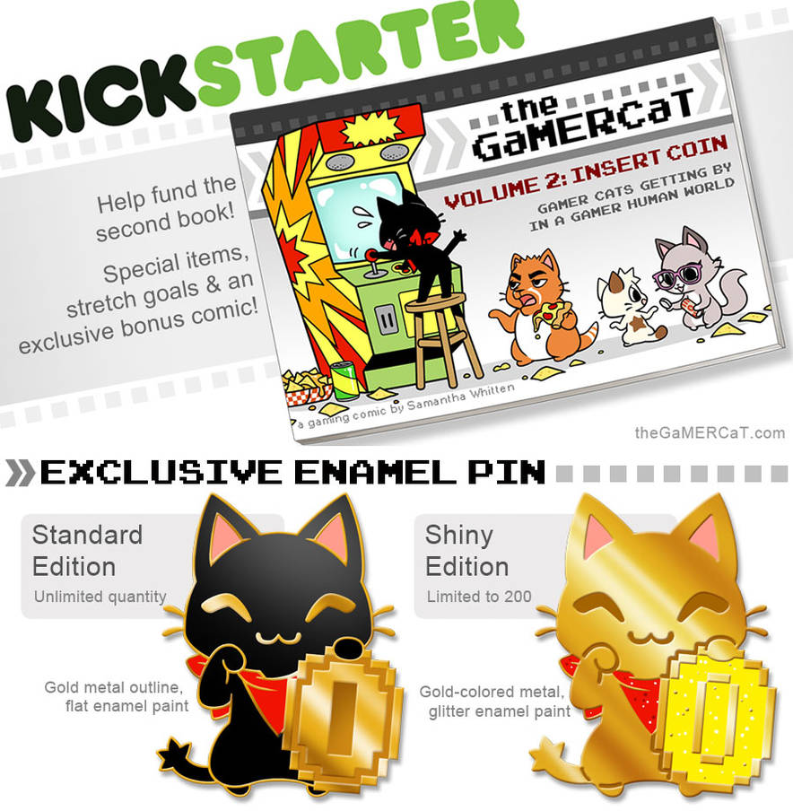 The GaMERCaT Volume 2 Book Kickstarter! (ENDING!!) by celesse