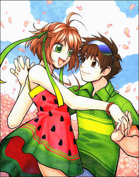 Sakura and Syaoran