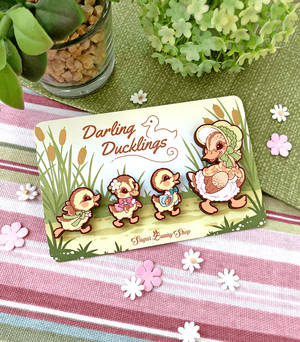 Darling Ducklings Wood Pins