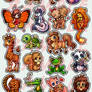 Fifty Cartoon Animal Tattoos