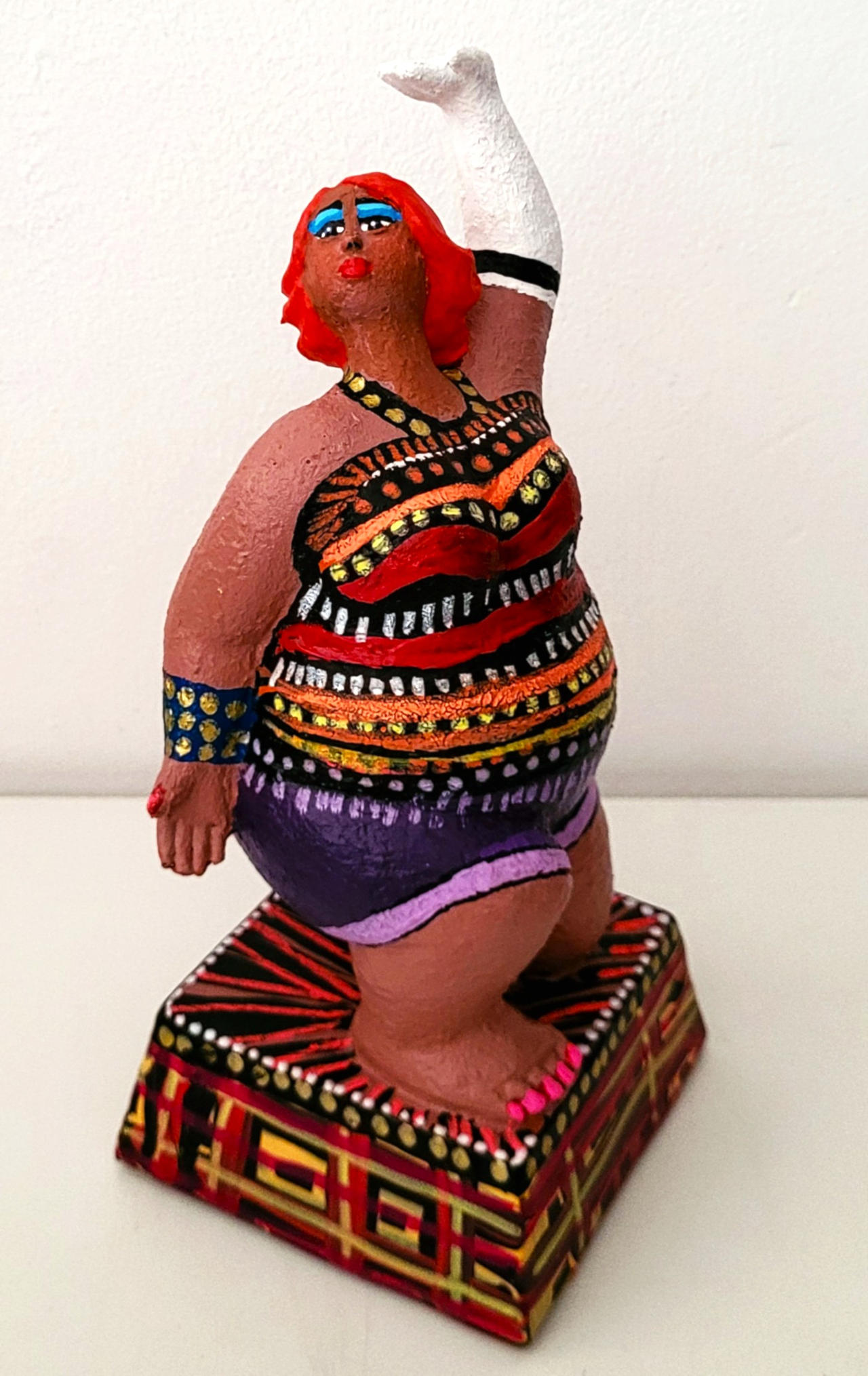 Deviantart Clay Clay sculpture bought and painted with acrylic by womendrawings on ...