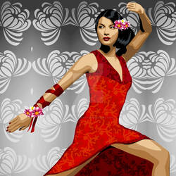 Asian dancer