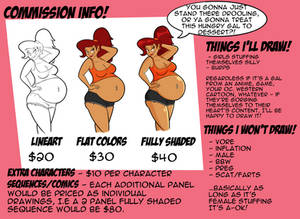 Ye Olde Commission Pricing Info