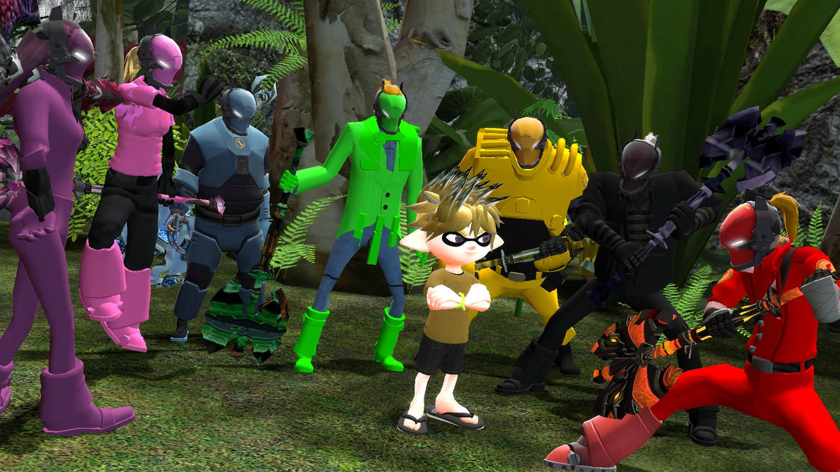 Axem Rangers Height Darkchu meets Axem Rangers X by Perlgb on DeviantArt