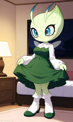 anthro celebi in bedroom