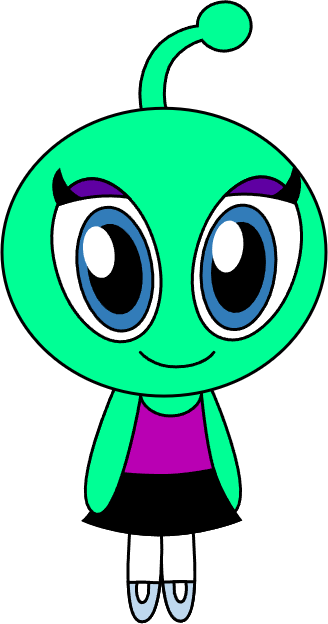 Alien Back Scratch Aila the Alien (scratch vector) by slang107 on DeviantArt