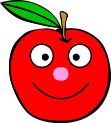 Apple (Cartoon Lemmling Style)