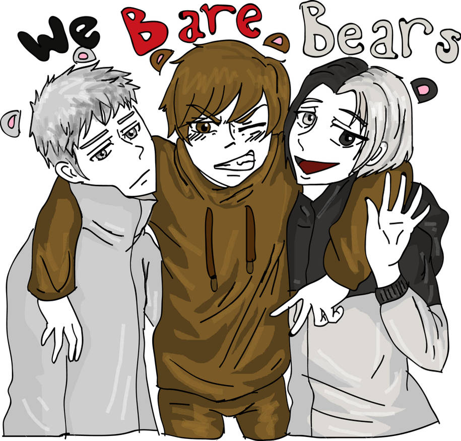we bare bears version anime by ClaudiaVianney on DeviantArt