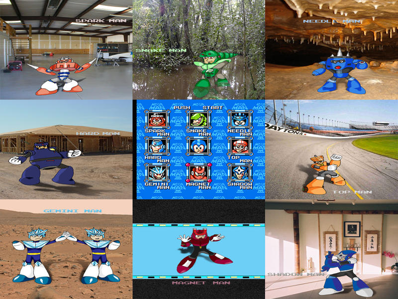 Mega Man III Stage Select by thekrayolakid on DeviantArt