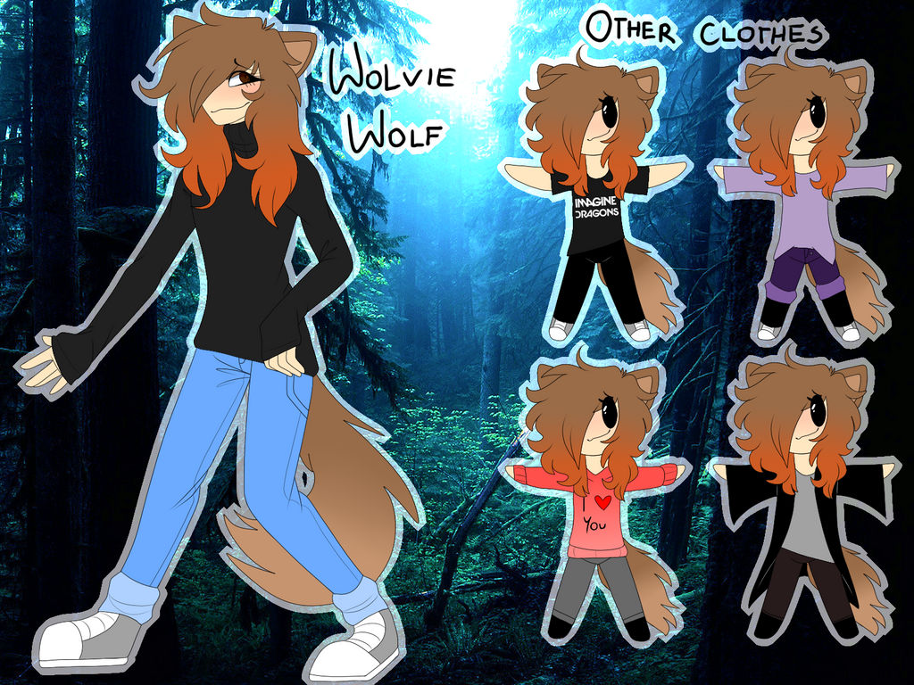 Wolvie Wolf reference [Main oc Y E S] by RileyOwO