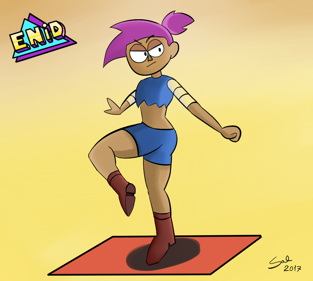 Enid Ok K O Action Pose By Sal 97 On Deviantart