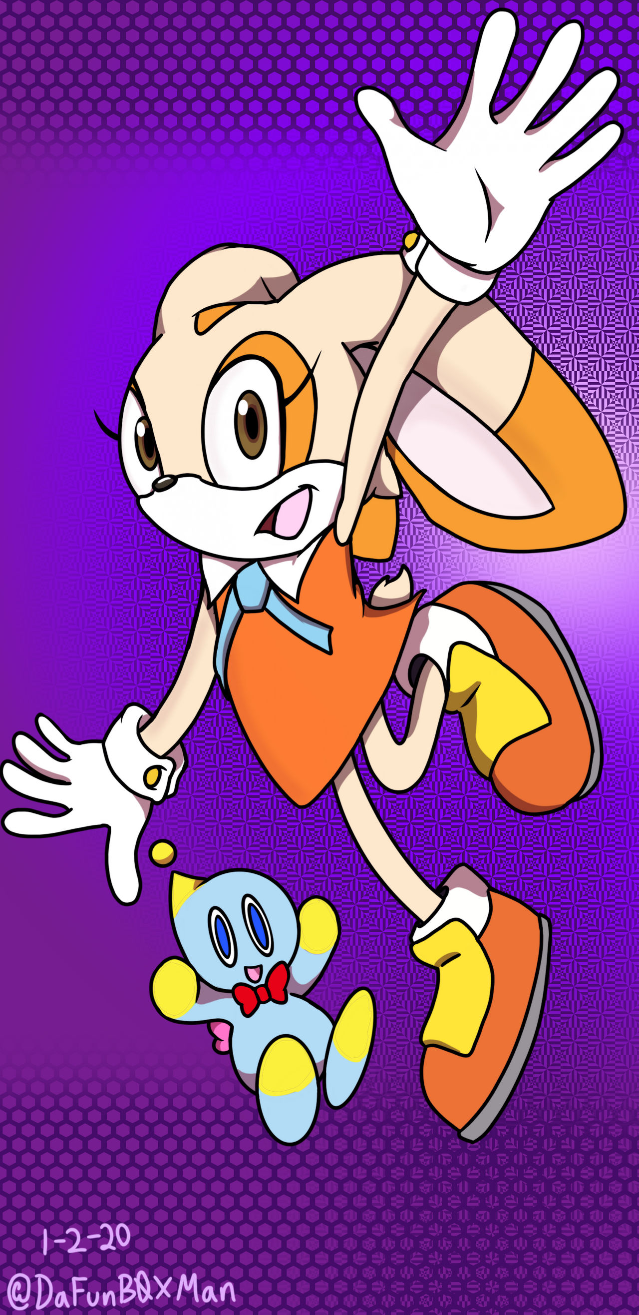 Cream The Rabbit Back View Cream the Rabbit by DaFunB0XMaN on DeviantArt