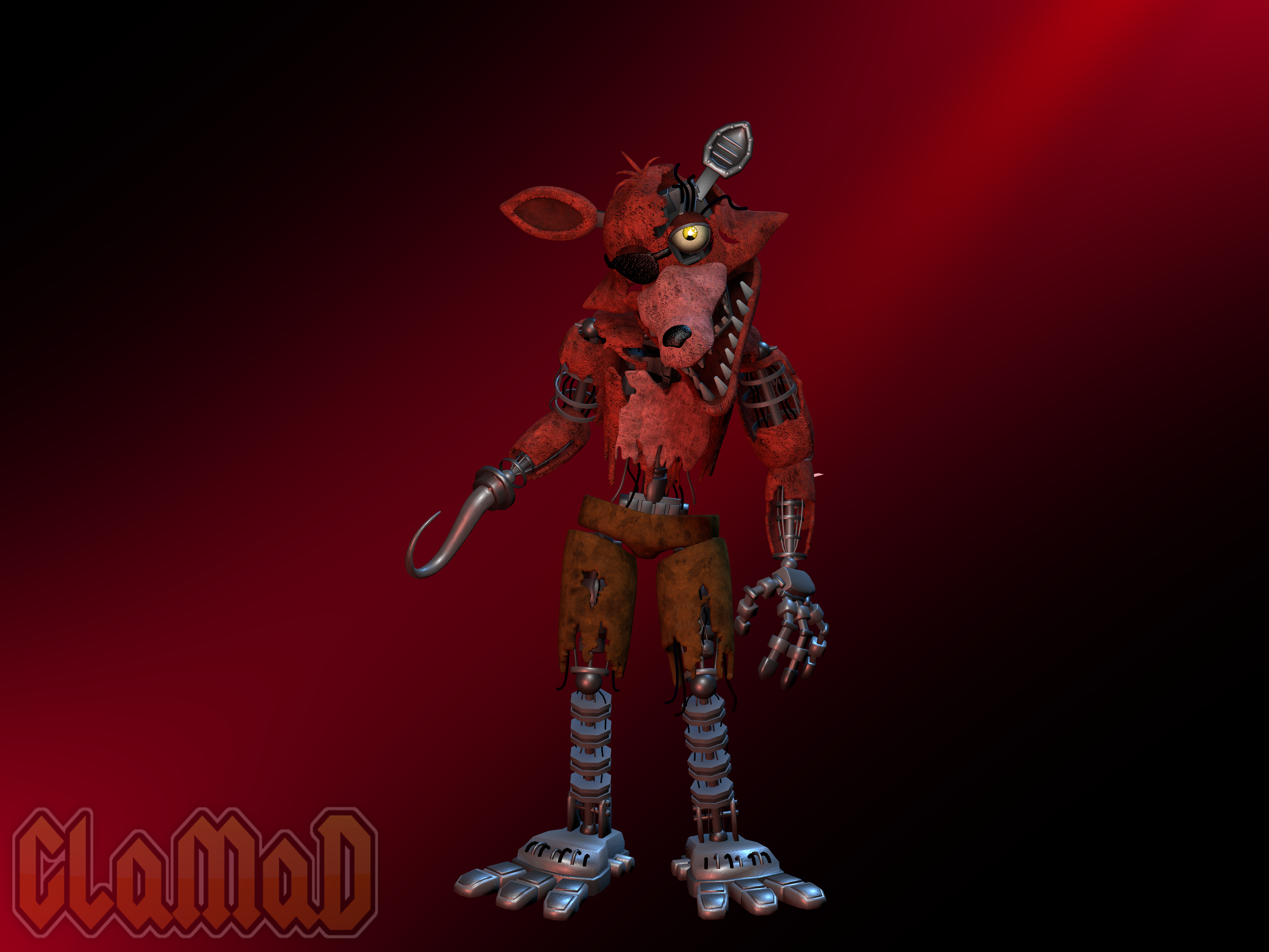 Withered Foxy [C4D/RENDER2] by Fire-Trap980 on DeviantArt