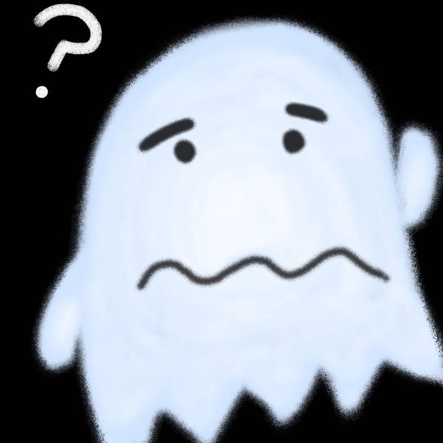 Confused Ghost by GarbagePizza1 on DeviantArt
