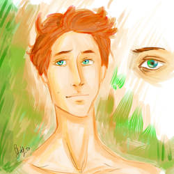 Finnick from Katniss book