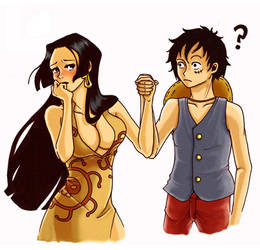 Boa Hancock x Luffy