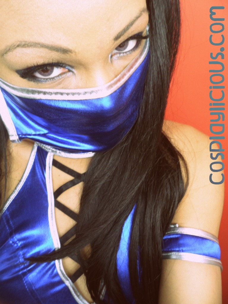 Mortal Kombat Kitana Headshot by Cosplaylicious