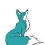 a blue fox
