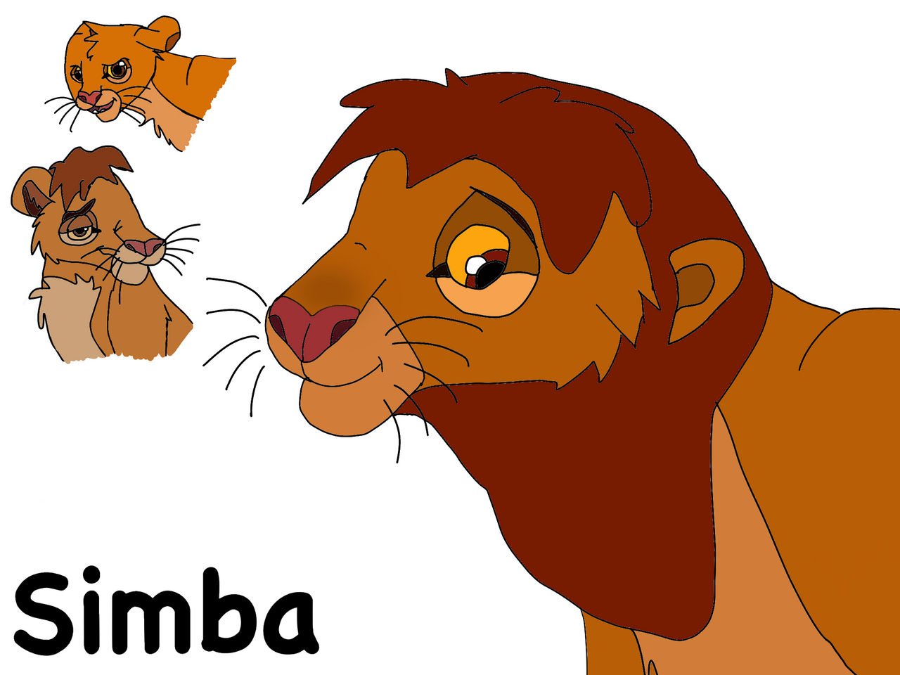 Evolution of Simba by auStudio77 on DeviantArt