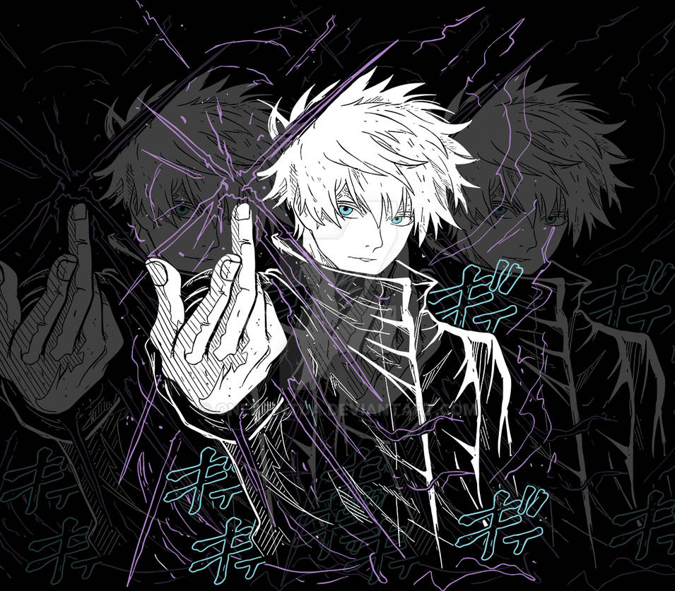 DESIGN ANIME Satoru Gojo | Jujutsu Kaisen by OnePrintUA on DeviantArt