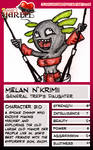 Trading Card- Melan N'Krimii by dinshino