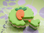 Polymer Clay Easter Carrot Cake by ImSugarRibbon