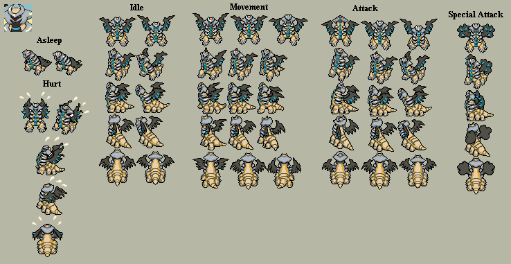 Giratina sprites gallery