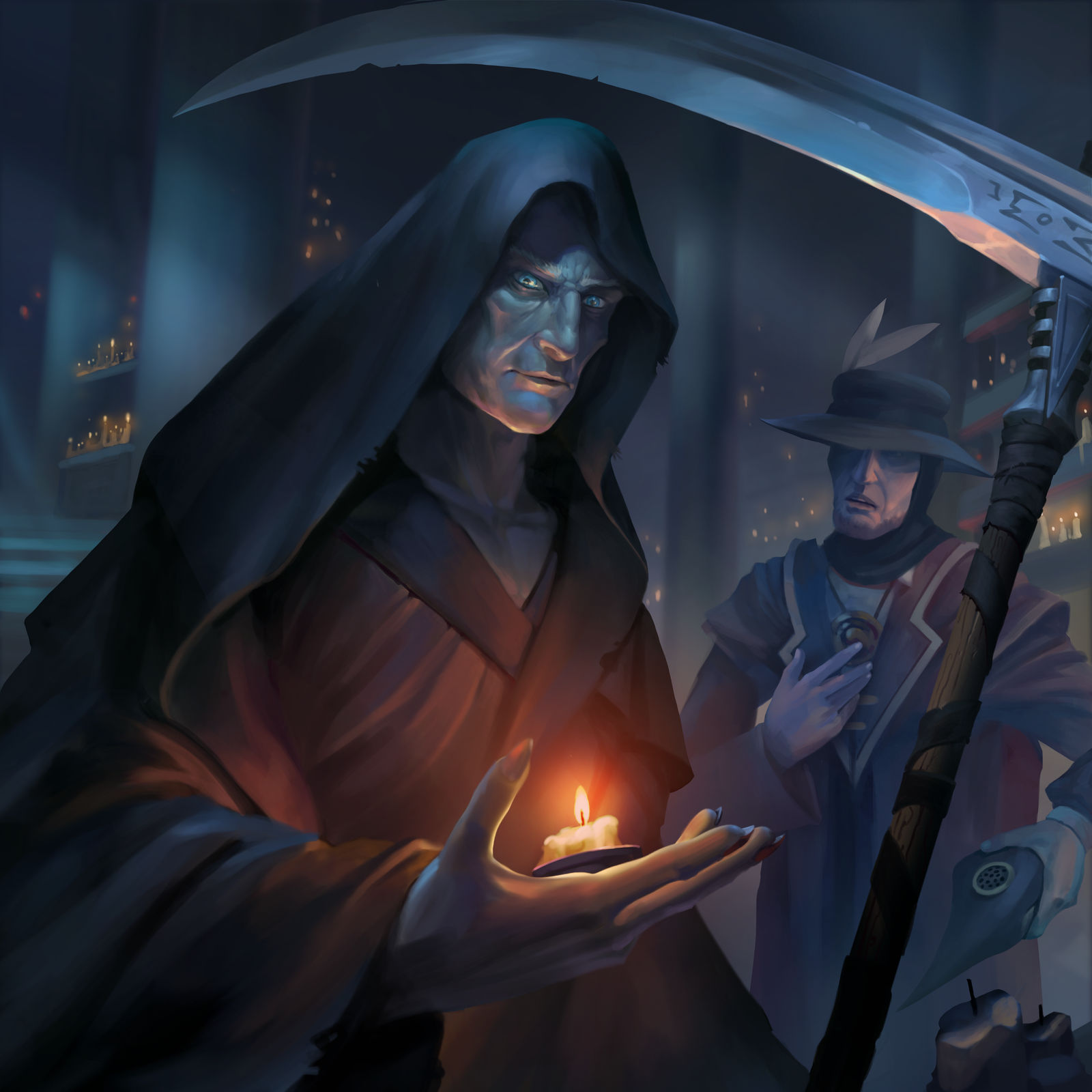 Godfather Death, the fairy tale by the Grimm by Makcon on DeviantArt