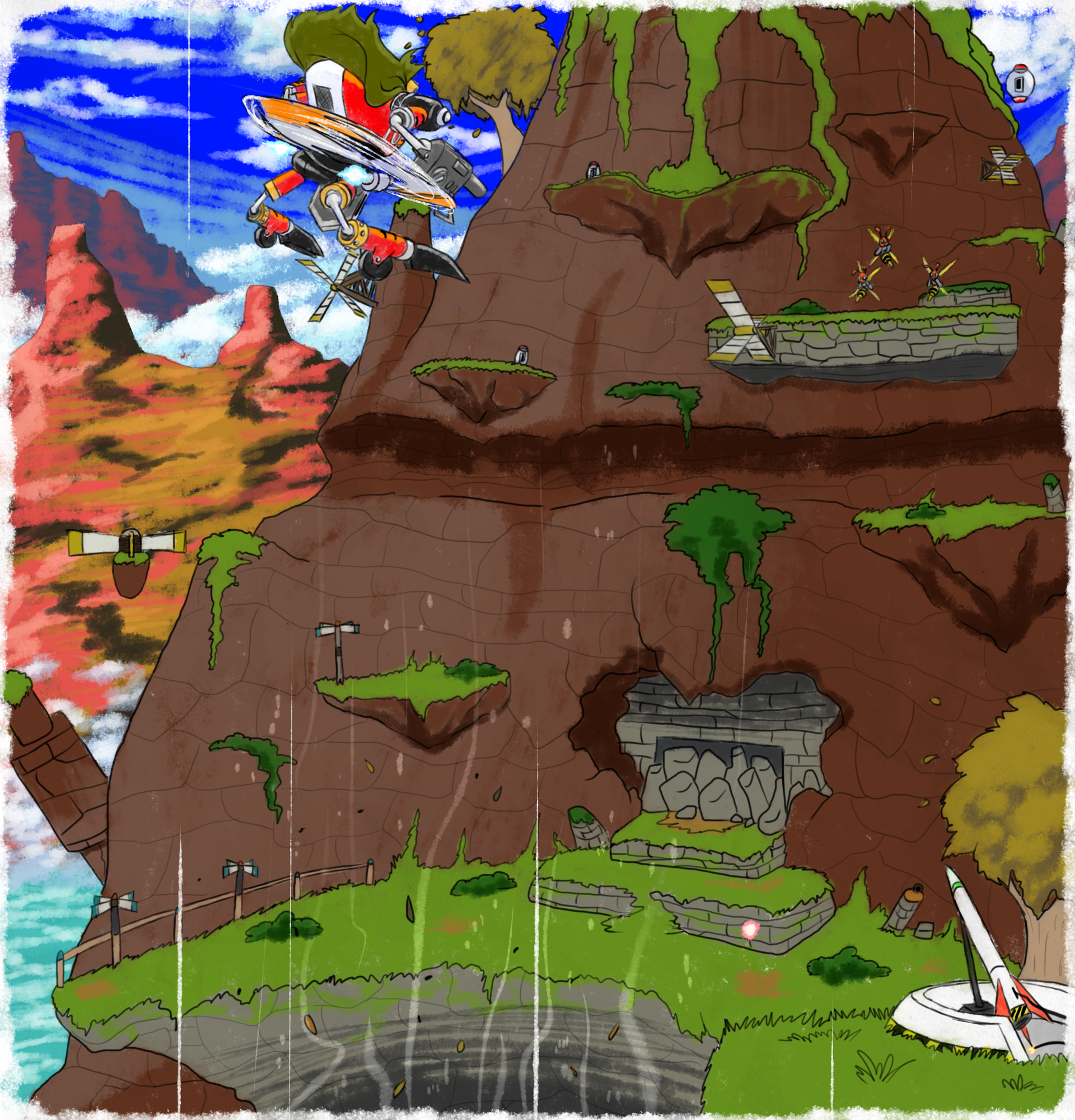 Green Hill Zone Act 3 by ManicSam on DeviantArt