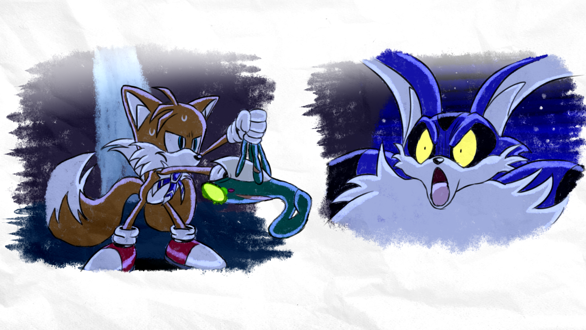 Sonic got a Tails Doll by Snowpaw1 - Fanart Central